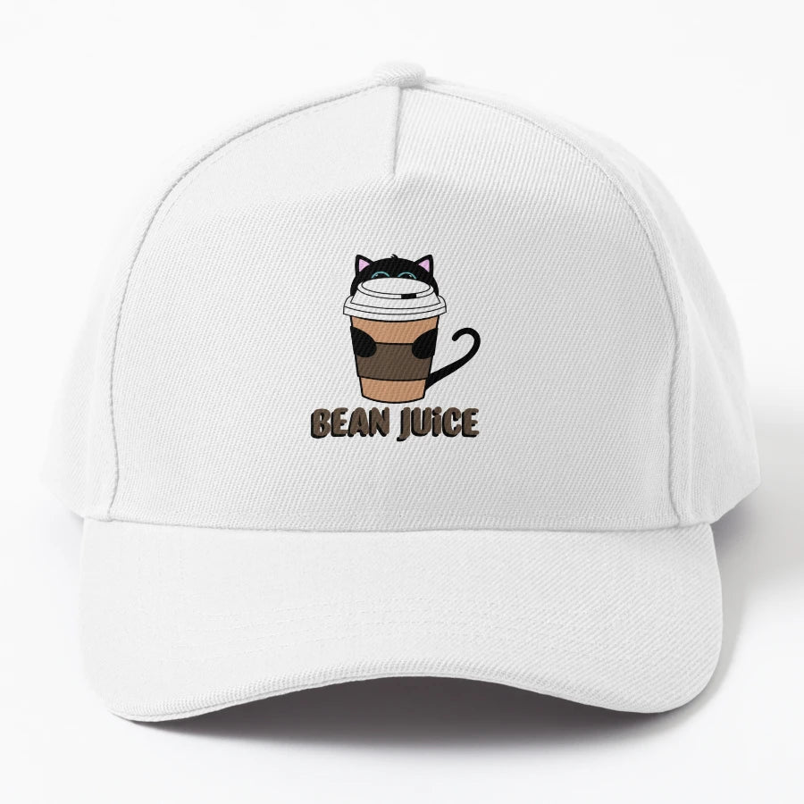 Bean Juice Kitten OTTO Dad Hat - Washed Cotton - Snapback, Trucker Hat, Dad Hat, Denim Baseball Cap