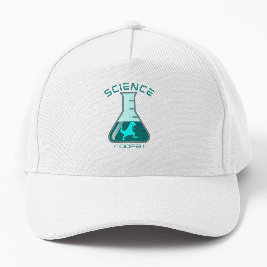 Science Oops Denim Baseball Cap - Premium Custom Crafted - Snapback, Trucker Hat, Dad Hat, Denim Baseball Cap
