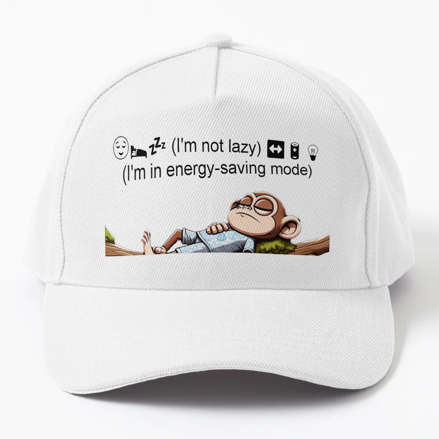 Zen And Art Doing Nothing Denim Baseball Cap - Outdoor Style - Snapback, Trucker Hat, Dad Hat, Denim Baseball Cap