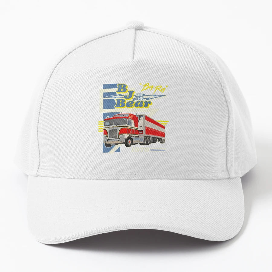 Bj And Bear Truck OTTO Dad Hat - Unstructured Outdoor Ready - Snapback, Trucker Hat, Dad Hat, Denim Baseball Cap