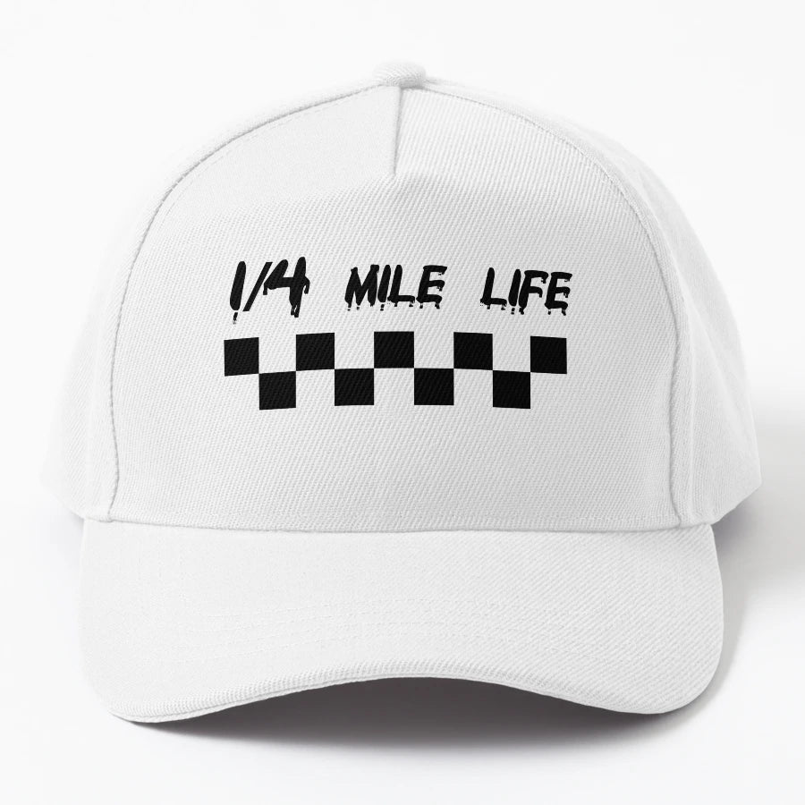 1 4 Mile Life OTTO Dad Hat - Structured Custom Crafted - Snapback, Trucker Hat, Dad Hat, Denim Baseball Cap