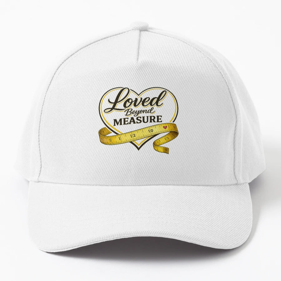 Loved Beyond Measure Christian Heart Faith OTTO Dad Hat - Snapback, Trucker Hat, Dad Hat, Denim Baseball Cap