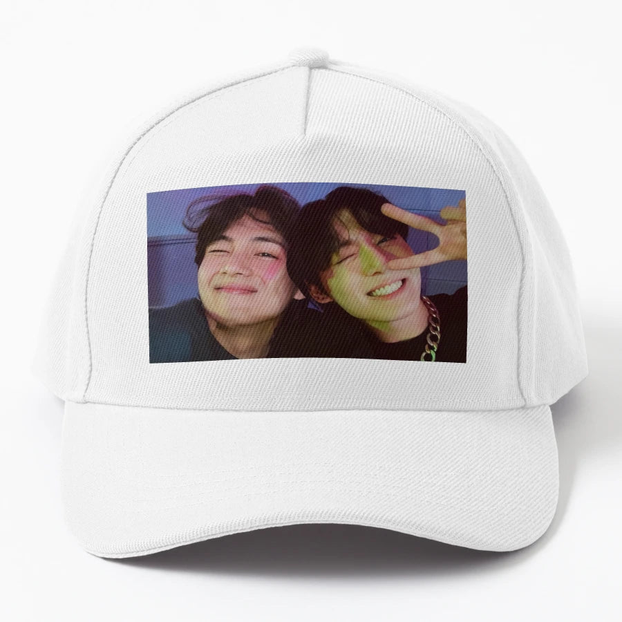Taekook Selca New Era Snapback - Premium Stitching - Snapback, Trucker Hat, Dad Hat, Denim Baseball Cap