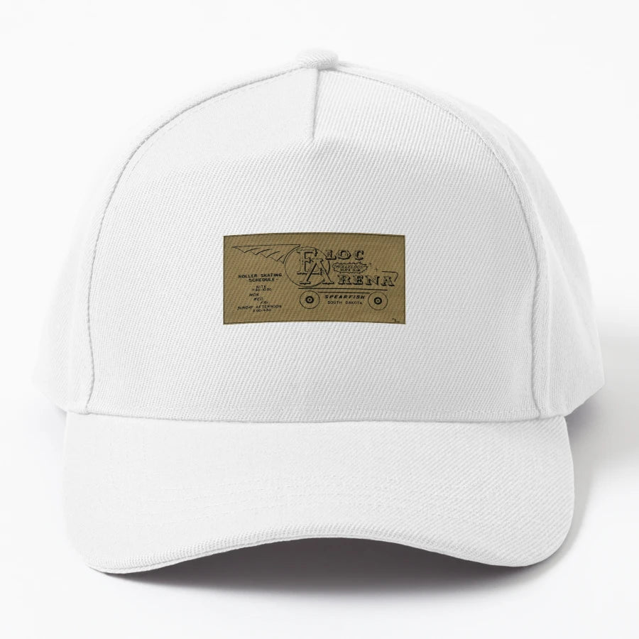 Floc Arena Spearfish South Dakota Roller Denim Baseball Cap - Snapback, Trucker Hat, Dad Hat, Denim Baseball Cap