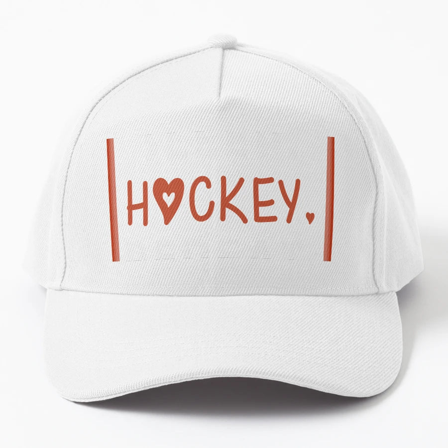 Funny Ice Hockey Lovers Eat Sleep Hockey Denim Baseball Cap - Snapback, Trucker Hat, Dad Hat, Denim Baseball Cap