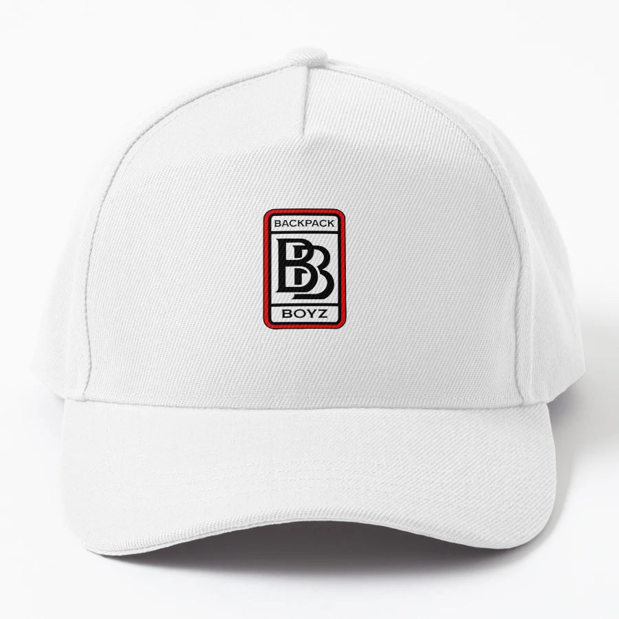 Backpackboyz Red Trucker Hat - Unstructured Embroidered Art - Snapback, Trucker Hat, Dad Hat, Denim Baseball Cap