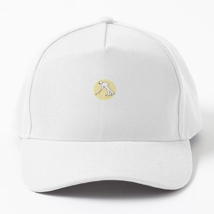 Ice Hockey Hockey Player Ice Skating Denim Baseball Cap - Snapback, Trucker Hat, Dad Hat, Denim Baseball Cap