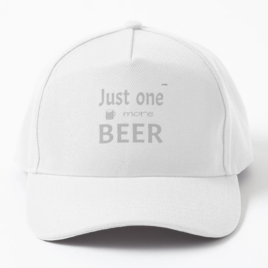 Only One More Beer Trucker Hat - Vintage Style - Snapback, Trucker Hat, Dad Hat, Denim Baseball Cap
