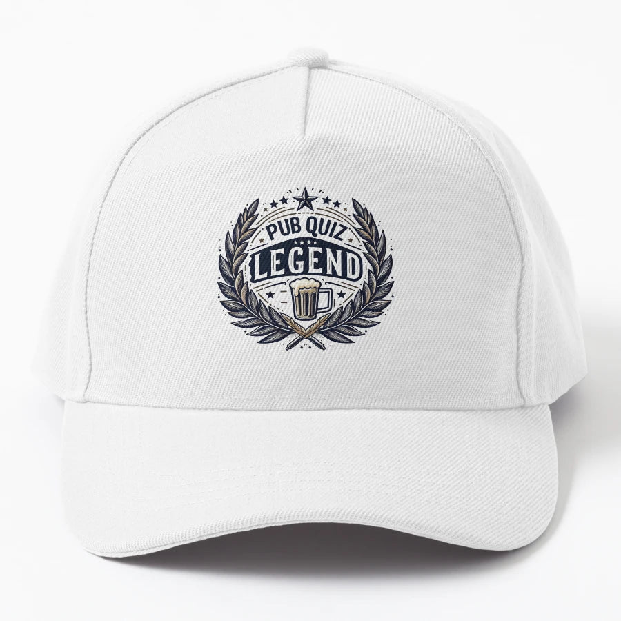 Pub Quiz Legend Design Trivia Champion Art OTTO Dad Hat - Snapback, Trucker Hat, Dad Hat, Denim Baseball Cap