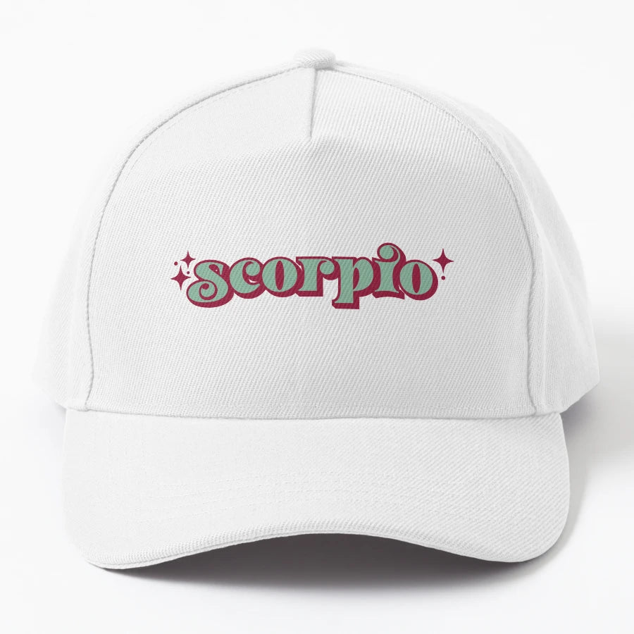 Scorpio Sign Trucker Hat - Classic Cap - Snapback, Trucker Hat, Dad Hat, Denim Baseball Cap