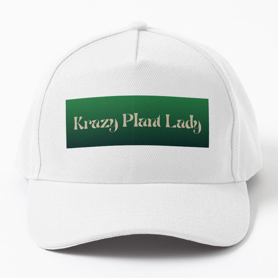 Krazy Plant Lady OTTO Dad Hat - Exclusive Low-Profile Design - Snapback, Trucker Hat, Dad Hat, Denim Baseball Cap