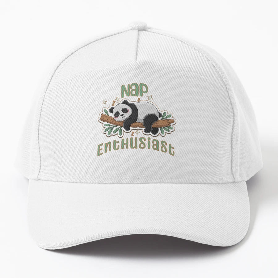 Nap Enthusiast Denim Baseball Cap - Classic Cap - Snapback, Trucker Hat, Dad Hat, Denim Baseball Cap