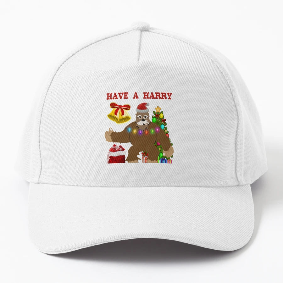 Have Harry Skunk Ape Bigfoot Yeti Denim Baseball Cap - Snapback, Trucker Hat, Dad Hat, Denim Baseball Cap