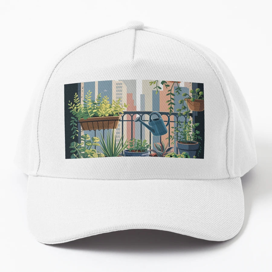 Microgreen Plant Growing Micro Famer Balcony OTTO Dad Hat - Snapback, Trucker Hat, Dad Hat, Denim Baseball Cap
