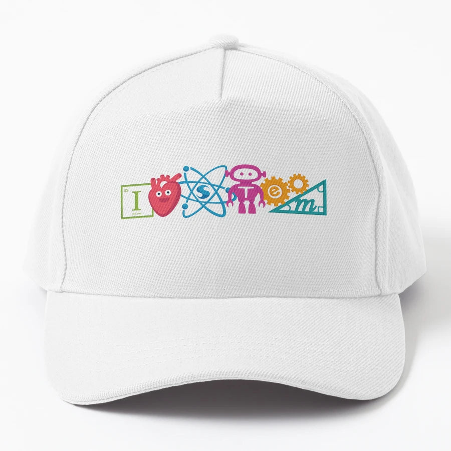 I Heart Stem OTTO Dad Hat - High-Quality Premium Embroidery - Snapback, Trucker Hat, Dad Hat, Denim Baseball Cap