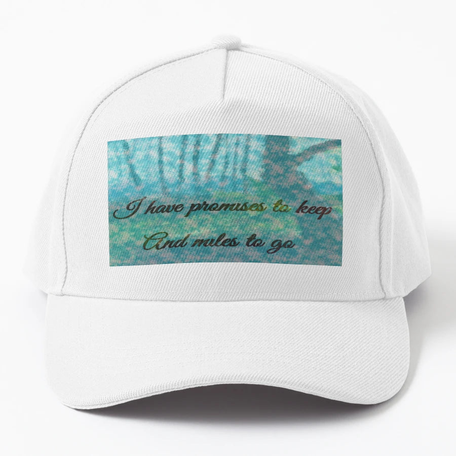 Promises To Keep Denim Baseball Cap - Distressed - Snapback, Trucker Hat, Dad Hat, Denim Baseball Cap