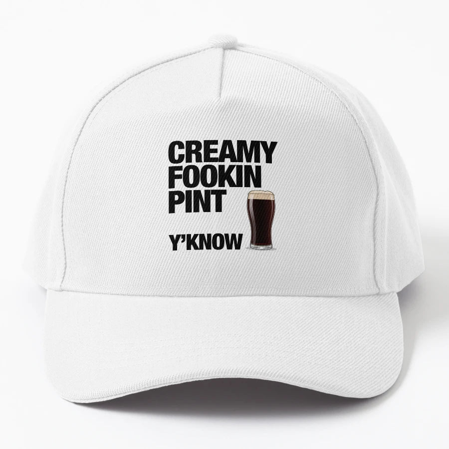 Creamy Pint You Know OTTO Dad Hat - Premium Stitching - Snapback, Trucker Hat, Dad Hat, Denim Baseball Cap