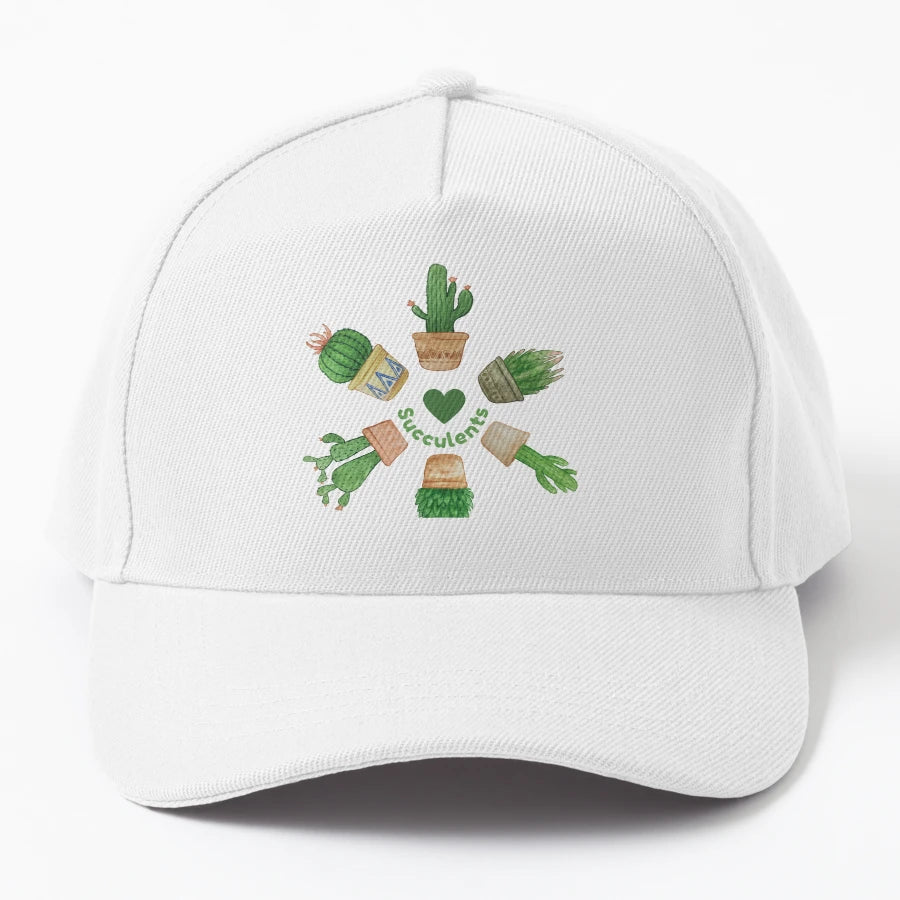 Succulent Love New Era Snapback - High-Quality Classic Style - Snapback, Trucker Hat, Dad Hat, Denim Baseball Cap
