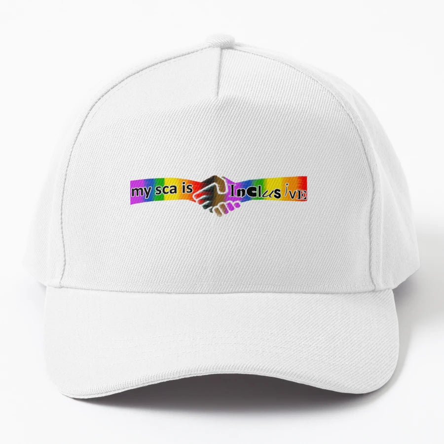 My Sca Is Inclusive Denim Baseball Cap - Outdoor Style - Snapback, Trucker Hat, Dad Hat, Denim Baseball Cap