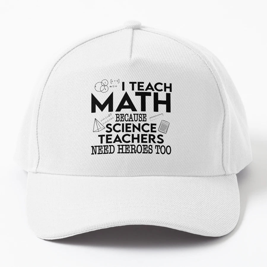 I Teach Math Because Science Teachers Need New Era Snapback - Snapback, Trucker Hat, Dad Hat, Denim Baseball Cap