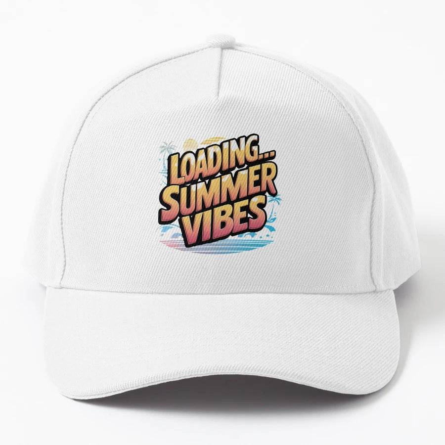 Loading Summer Vibes Gamers Vacation Denim Baseball Cap - Snapback, Trucker Hat, Dad Hat, Denim Baseball Cap