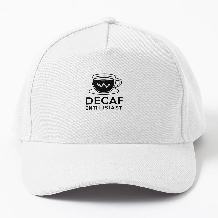 Decaf Enthusiast New Era Snapback - Everyday Essential - Snapback, Trucker Hat, Dad Hat, Denim Baseball Cap