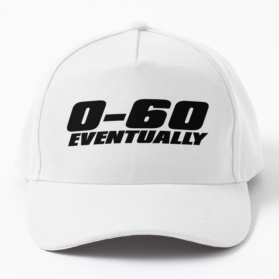 0 60 Eventually Decal Humour Bumper Car Speed OTTO Dad Hat - Snapback, Trucker Hat, Dad Hat, Denim Baseball Cap