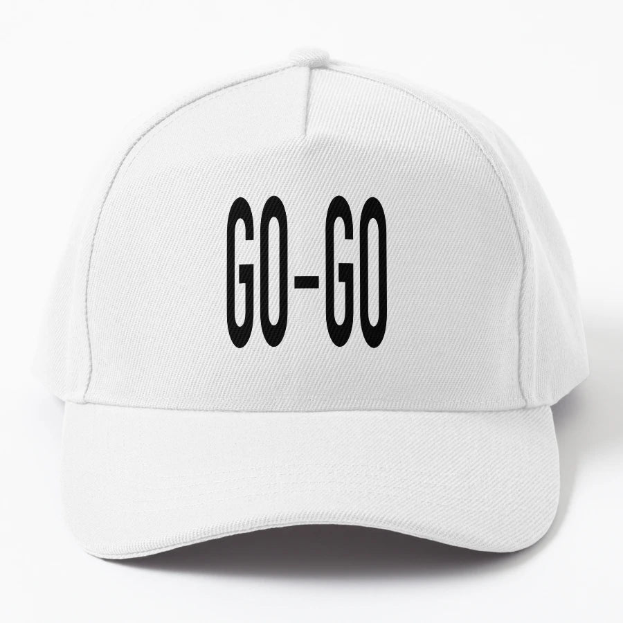 Go Go Denim Baseball Cap - Exclusive Unique Art - Snapback, Trucker Hat, Dad Hat, Denim Baseball Cap