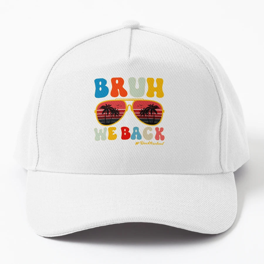 Bruh We Back First Grade Vibes T Shirt T New Era Snapback - Snapback, Trucker Hat, Dad Hat, Denim Baseball Cap