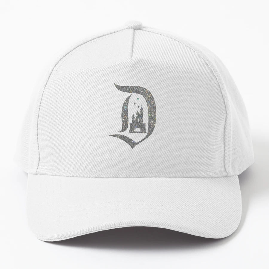 Castle Trucker Hat - Unstructured Embroidered Art - Snapback, Trucker Hat, Dad Hat, Denim Baseball Cap
