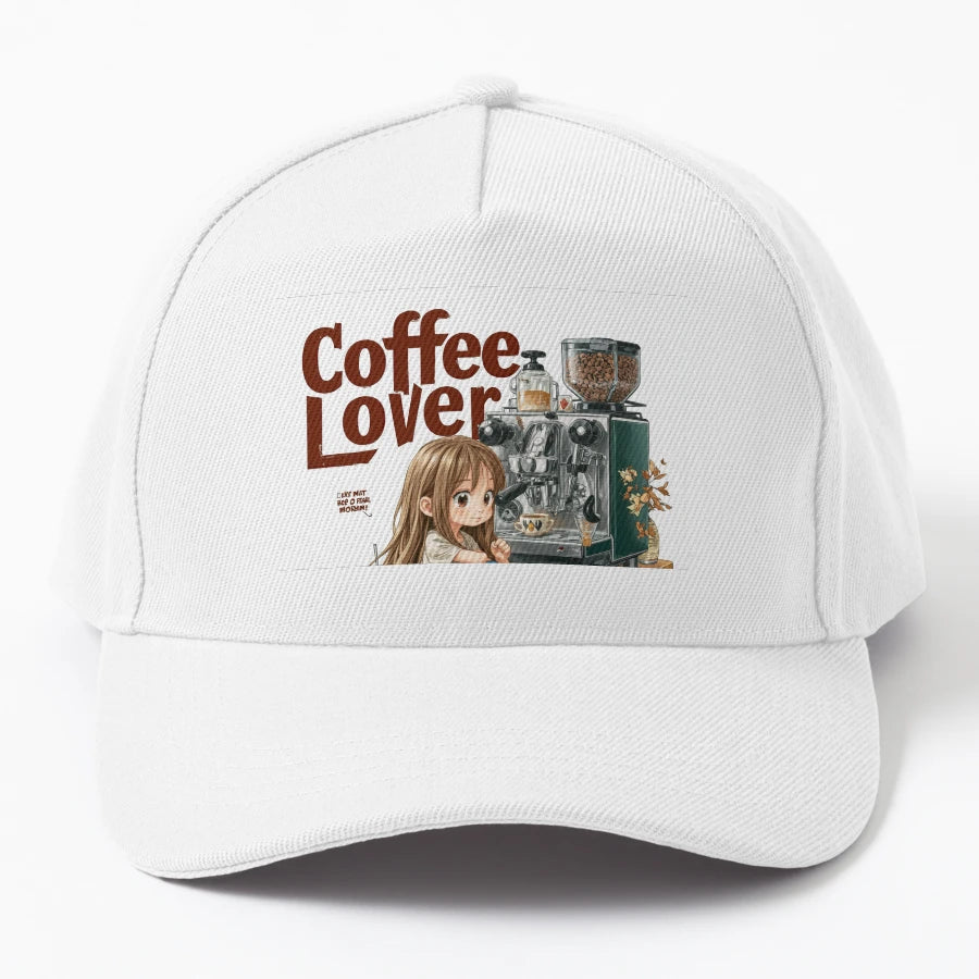 Cute Coffee Lover Barista Machine Adorable OTTO Dad Hat - Snapback, Trucker Hat, Dad Hat, Denim Baseball Cap