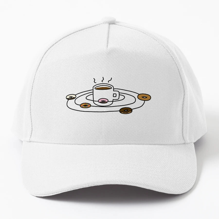Cup Coffee And Donuts OTTO Dad Hat - High-Quality Premium - Snapback, Trucker Hat, Dad Hat, Denim Baseball Cap