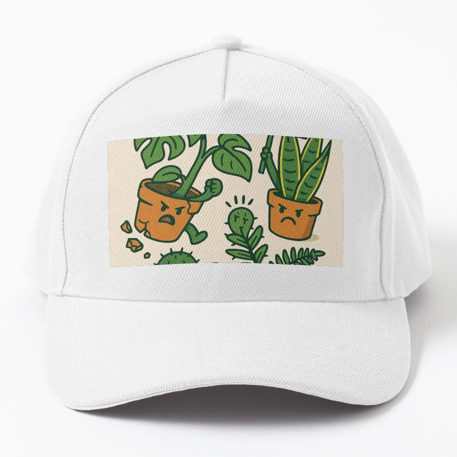 Rebel Plants Kawaii Trucker Hat - Premium Custom Crafted - Snapback, Trucker Hat, Dad Hat, Denim Baseball Cap