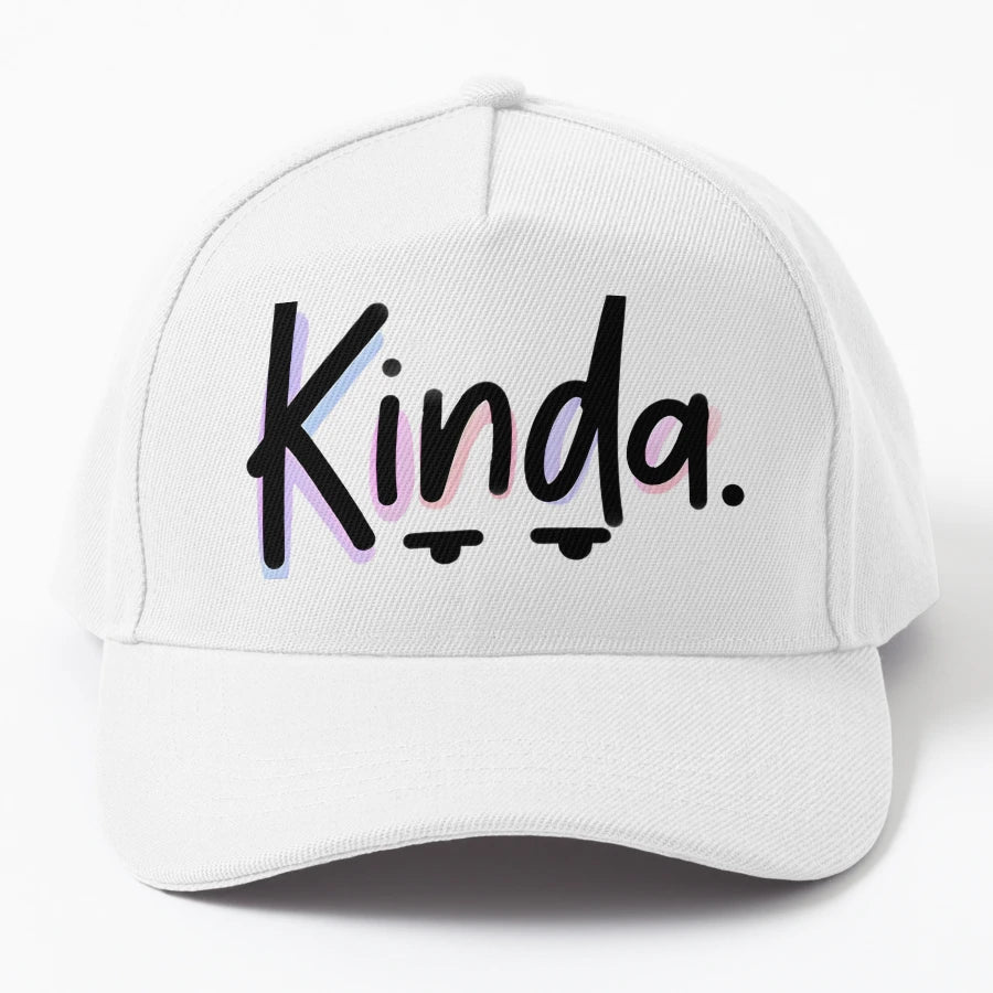 Kinda Aesthetic Handwritten Typography New Era Snapback - Snapback, Trucker Hat, Dad Hat, Denim Baseball Cap