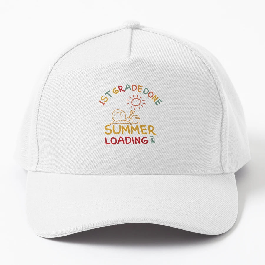 1St Grade Graduation Shirt 1St Grade Denim Baseball Cap - Snapback, Trucker Hat, Dad Hat, Denim Baseball Cap