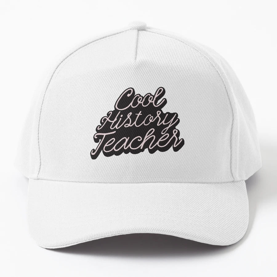 Cool History Teacher New Era Snapback - Vintage Aesthetic - Snapback, Trucker Hat, Dad Hat, Denim Baseball Cap