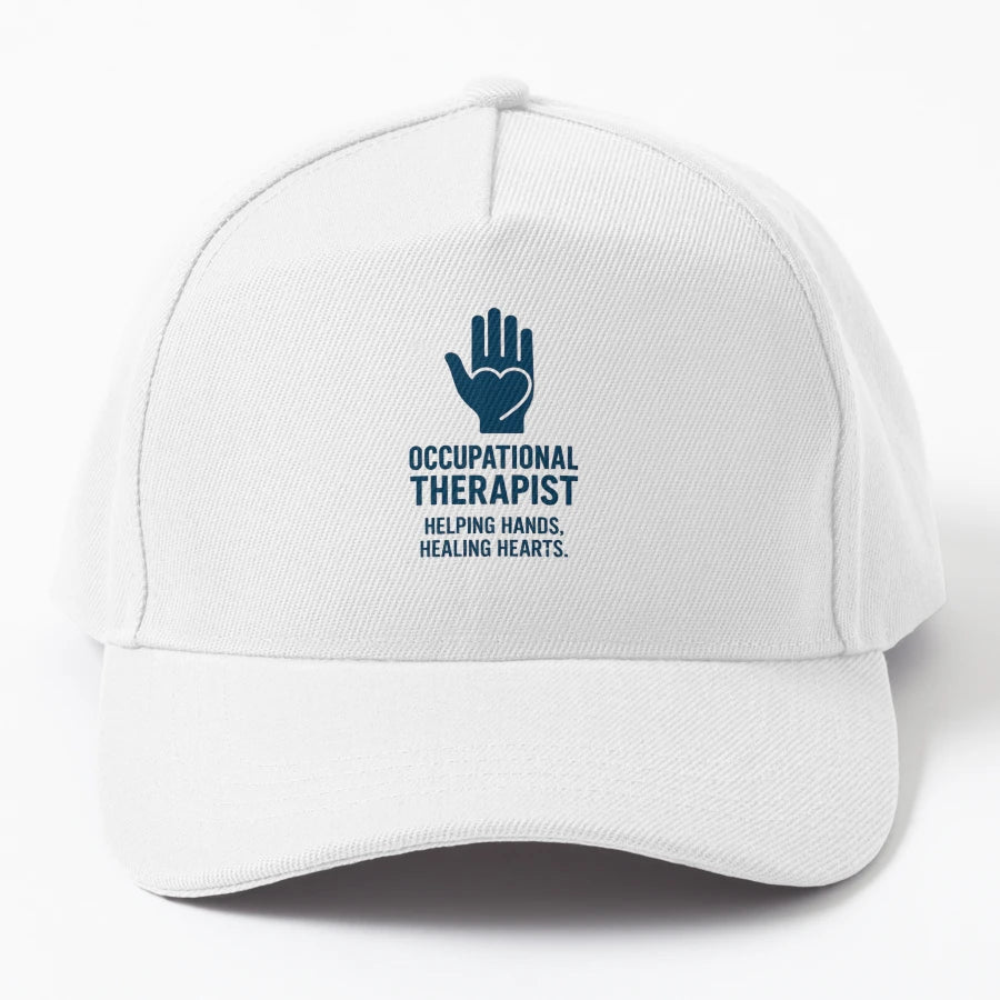 Occupational Therapist Helping Hands Healing Trucker Hat - Snapback, Trucker Hat, Dad Hat, Denim Baseball Cap