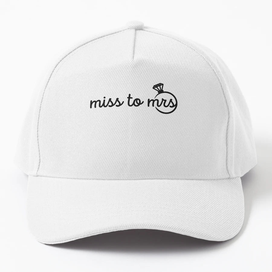 Miss To Mrs Wedding Engagement Ring New Era Snapback - Snapback, Trucker Hat, Dad Hat, Denim Baseball Cap