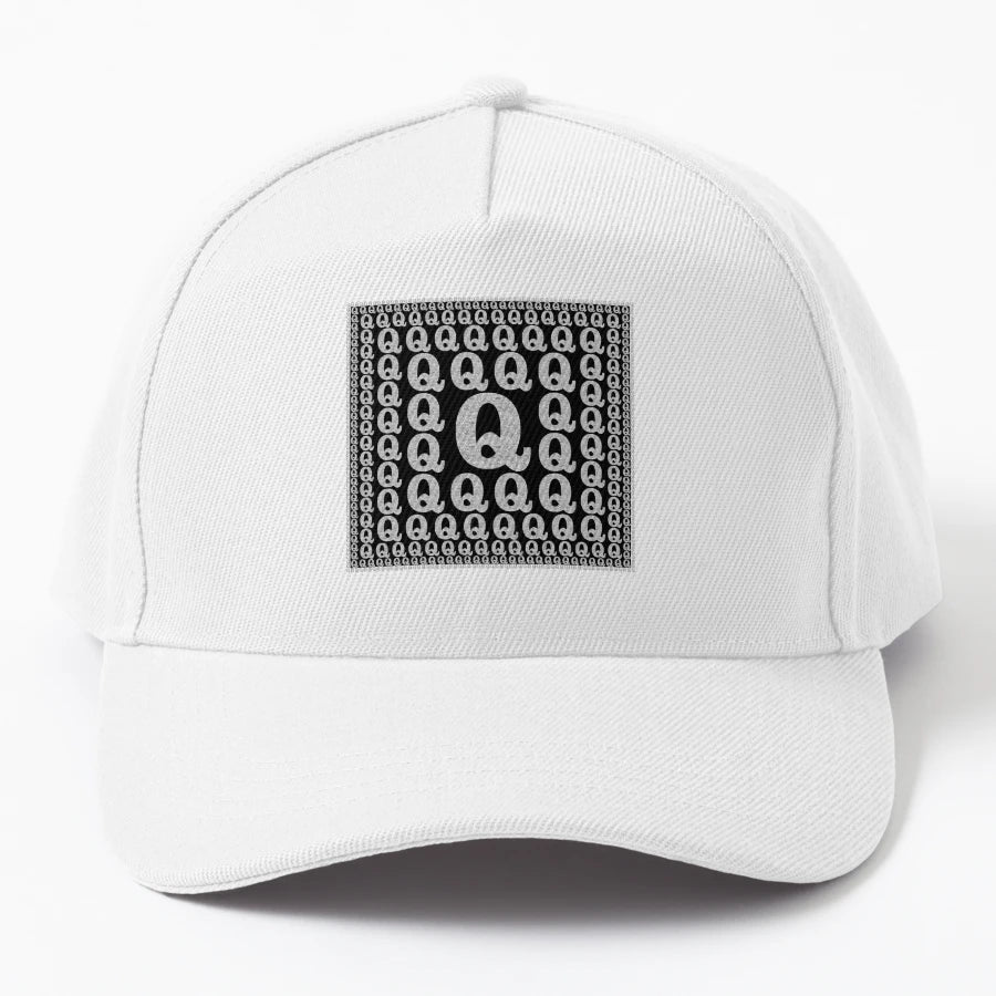Initial Capital Letter Q Pyramid Design New Era Snapback - Snapback, Trucker Hat, Dad Hat, Denim Baseball Cap