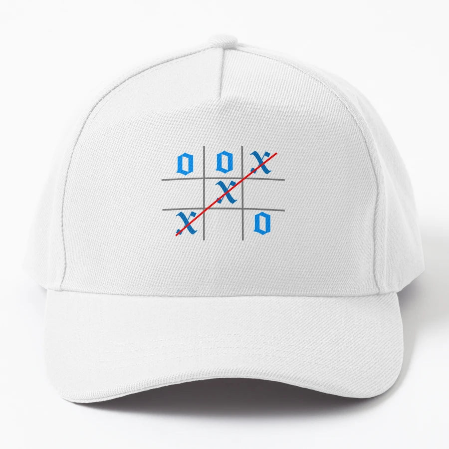 Tic Tac Toe Game Trucker Hat - Great Gift Idea for Birthday - Snapback, Trucker Hat, Dad Hat, Denim Baseball Cap
