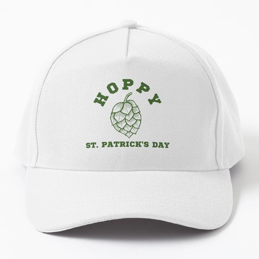 Hoppy St Patricks Day Sporty Collegiate New Era Snapback - Snapback, Trucker Hat, Dad Hat, Denim Baseball Cap