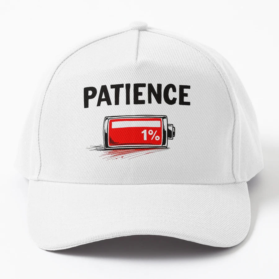 Bottom Patience Barrel Trucker Hat - Breathable Mesh - Snapback, Trucker Hat, Dad Hat, Denim Baseball Cap
