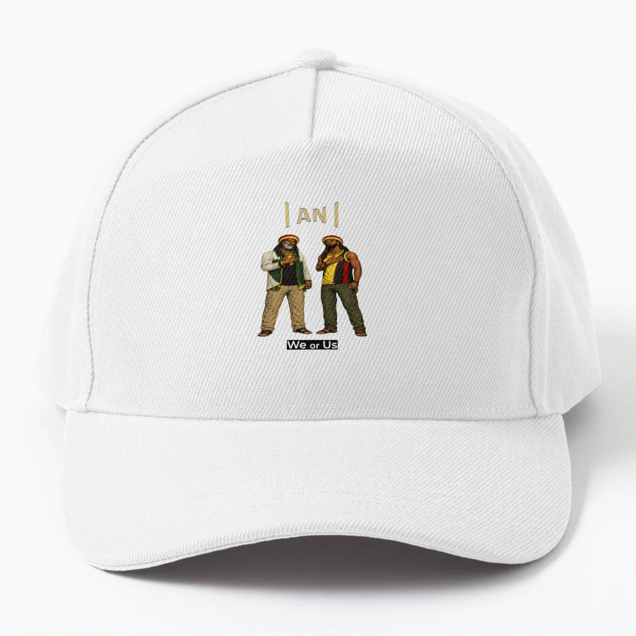 I And I Rastafari Unity Concept Illustration Trucker Hat - Snapback, Trucker Hat, Dad Hat, Denim Baseball Cap