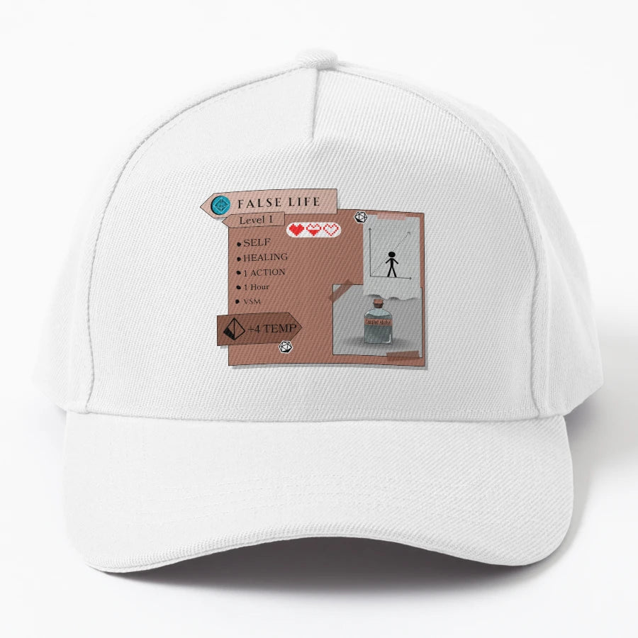 False Life OTTO Dad Hat - Vintage Aesthetic Low-Profile - Snapback, Trucker Hat, Dad Hat, Denim Baseball Cap