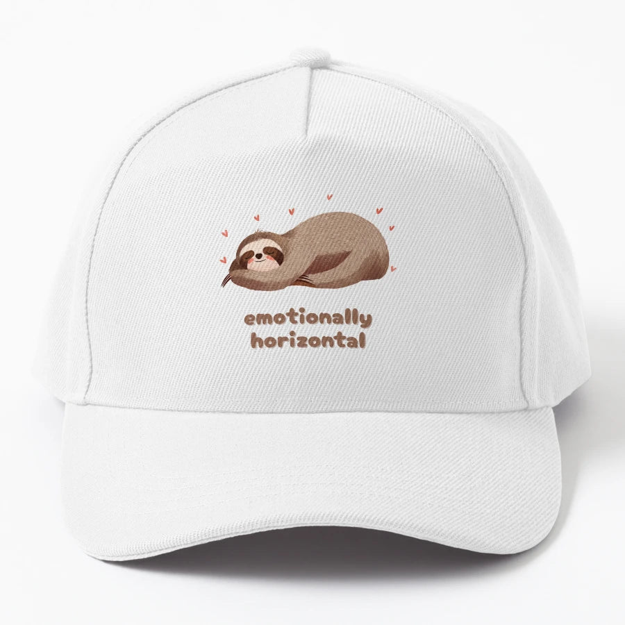 Emotionally Horizontal OTTO Dad Hat - Everyday Essential - Snapback, Trucker Hat, Dad Hat, Denim Baseball Cap