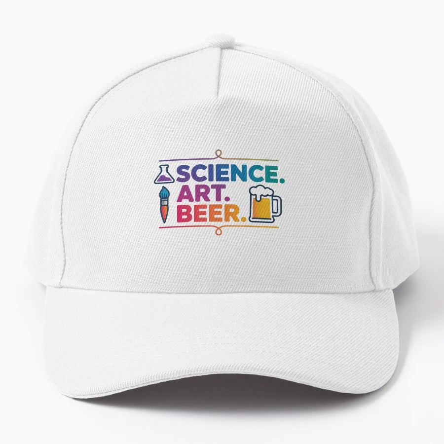 Craft Beer Design Science Art Beer Homebrewers Trucker Hat - Snapback, Trucker Hat, Dad Hat, Denim Baseball Cap