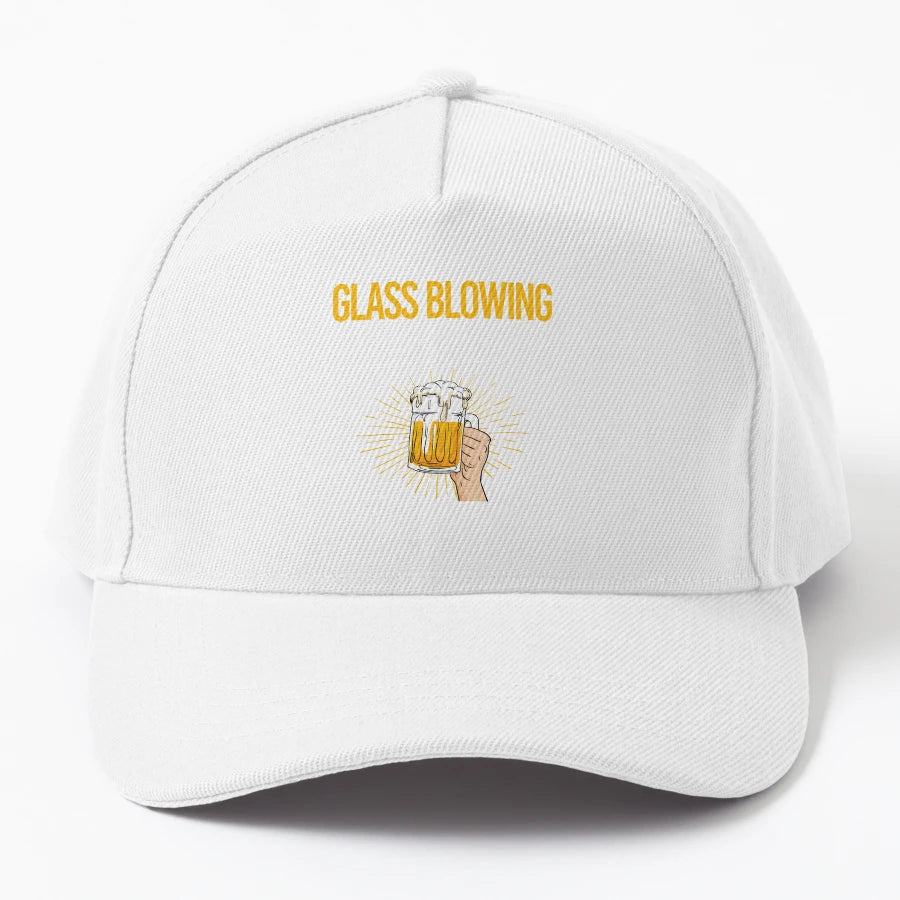 Beer Perfect Day Glass Blowing Blower Trucker Hat - Snapback, Trucker Hat, Dad Hat, Denim Baseball Cap