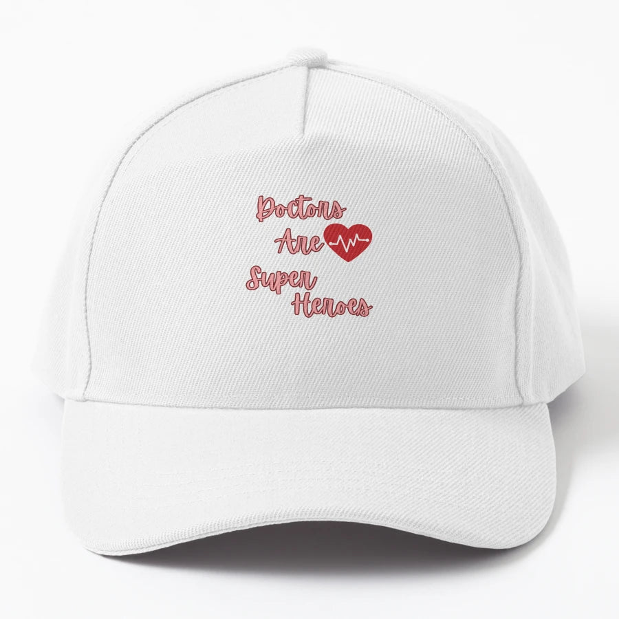Doctors Are Super Heroes Physician As OTTO Dad Hat - Snapback, Trucker Hat, Dad Hat, Denim Baseball Cap