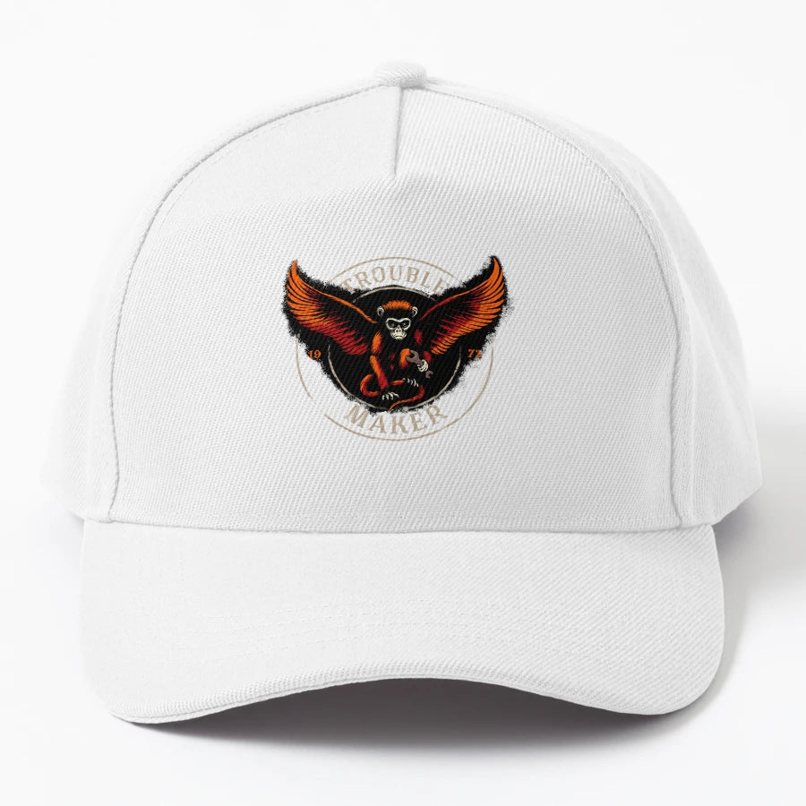 Trouble Maker Chaos Monkey New Era Snapback - Structured - Snapback, Trucker Hat, Dad Hat, Denim Baseball Cap