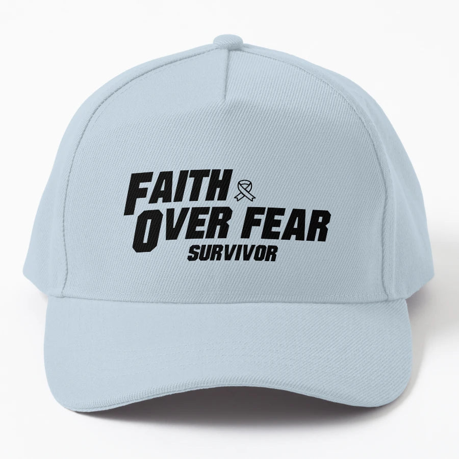 Prostate Cancer Awareness Light Blue Ribbon Trucker Hat - Snapback, Trucker Hat, Dad Hat, Denim Baseball Cap